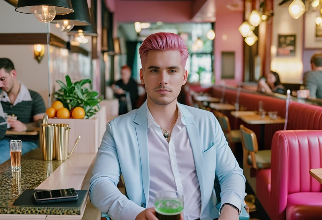 Man sitting at a bar Changed